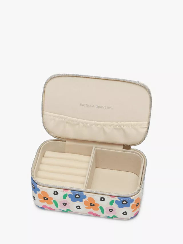 Simple Floral Print Mini Jewellery Box