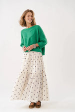 Sunset Maxi Skirt- Cream