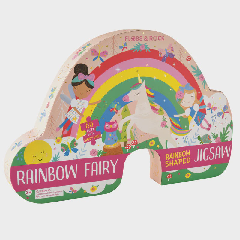 80 Piece Jigsaw Puzzle- Rainbow Fairy