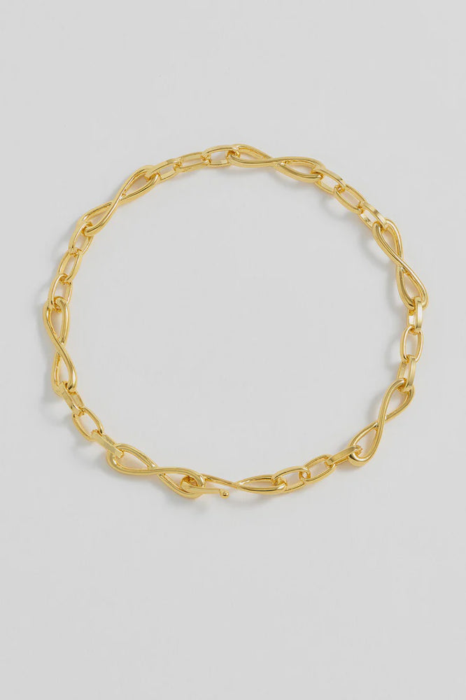 Full Infinity Chain Gold Bracelet