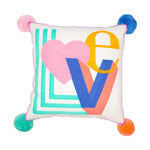 Gigi Love Cushion- Multi Coloured
