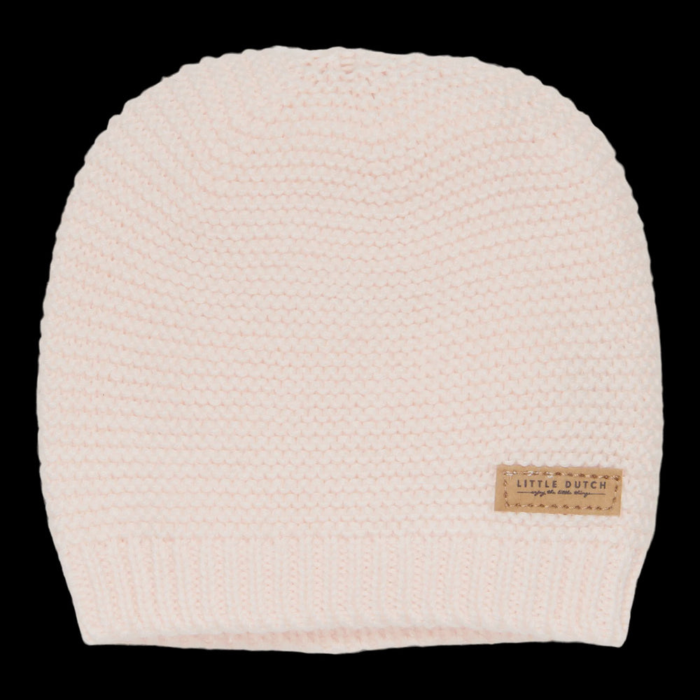Knitted Baby Cap-Pink