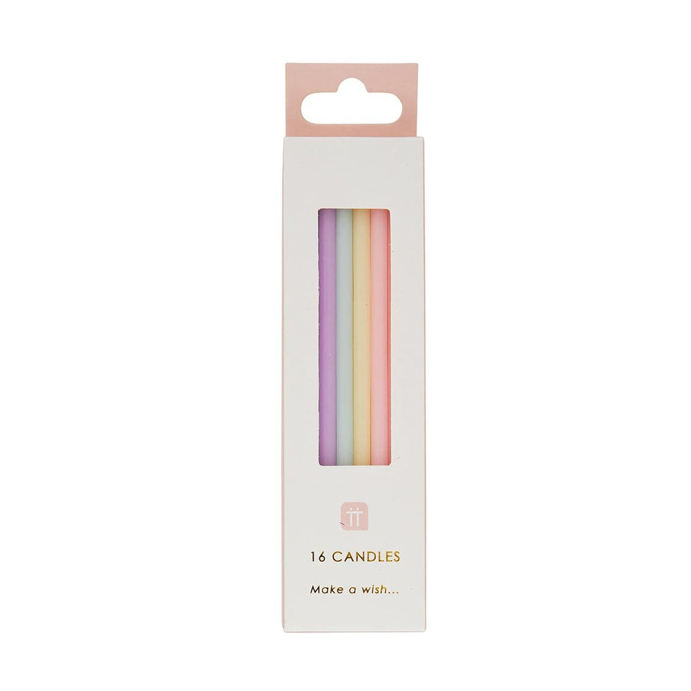 16 Pastel Candles
