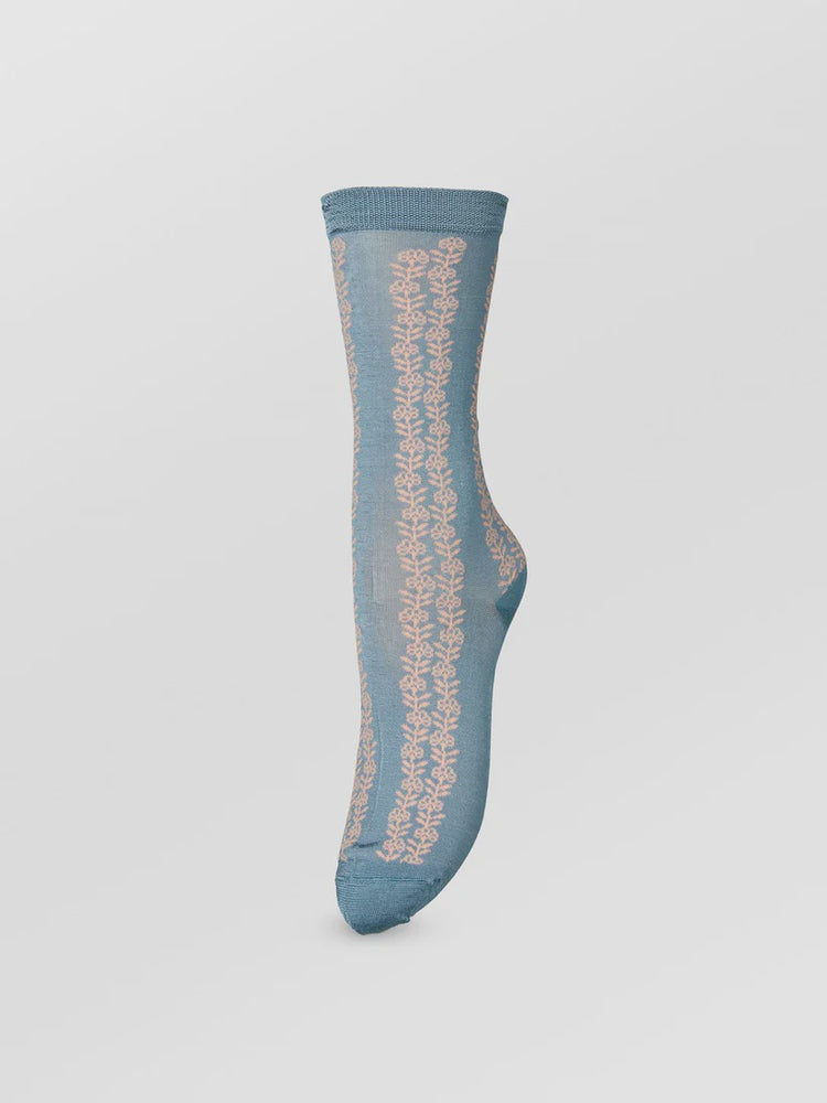 Teila Visca Sock- Coronet Blue 37/39