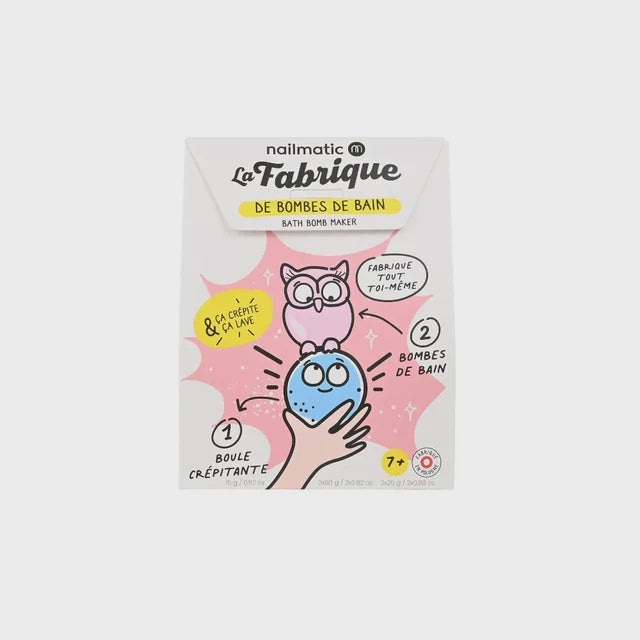 Nailmatic Kids - Bath Bomb Making Kit with Fizzy Bath Ball