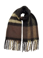 Tally New Check Scarf - Coffee Bean