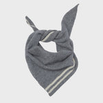 Cashmere Triangle Neckerchief - Grey