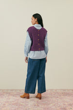 Rany Cardigan- Purple