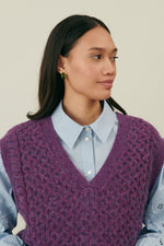 Rany Cardigan- Purple