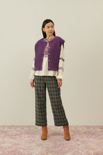 Rany Cardigan- Purple