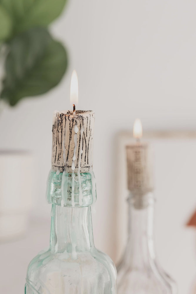 Wine Cork Candles