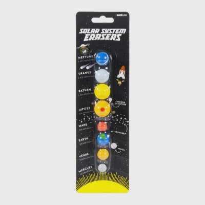 mini Solar System Erasers