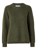 Lulu Knitwear Ribbed Jumper- Melange