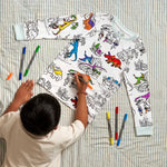 Colour-in Dinosaur Pyjamas - Diy Craft Kit