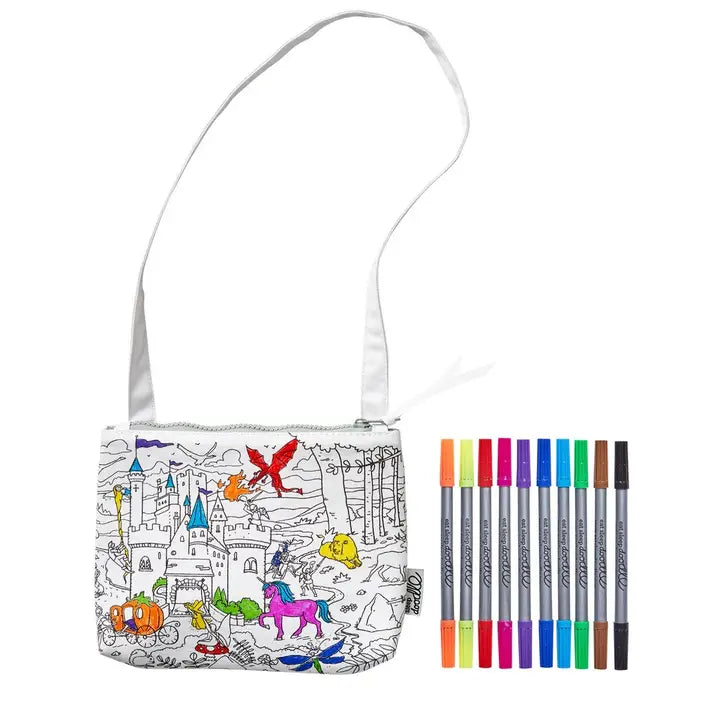 Diy Craft Kit - Colour-in Fairytales & Legends Crossbody Bag