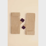 Cassia Wrist Warmers- Cream