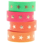 Tape Set Neon Stars