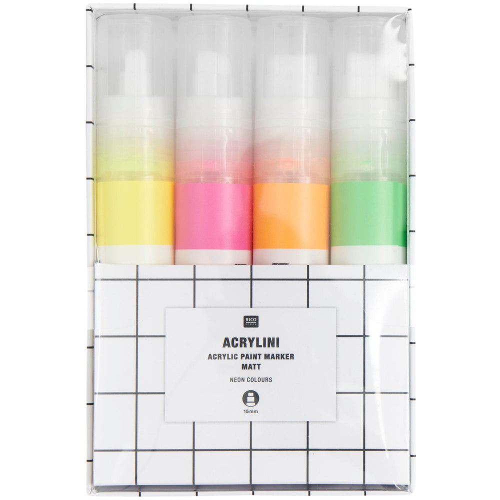 Acrylic Marker set XL Neon