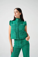 Pablo Waistcoat in Jade Green