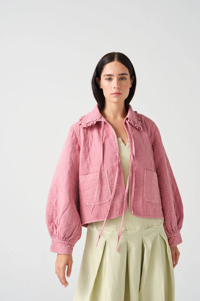 Heidi Jacket in Powder Pink