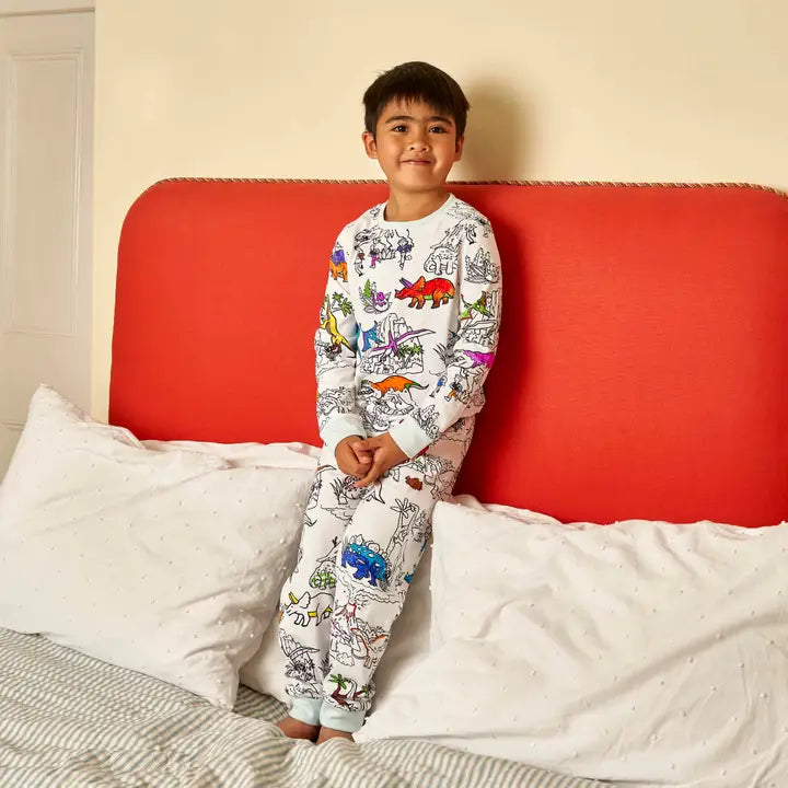 Colour-in Dinosaur Pyjamas - Diy Craft Kit