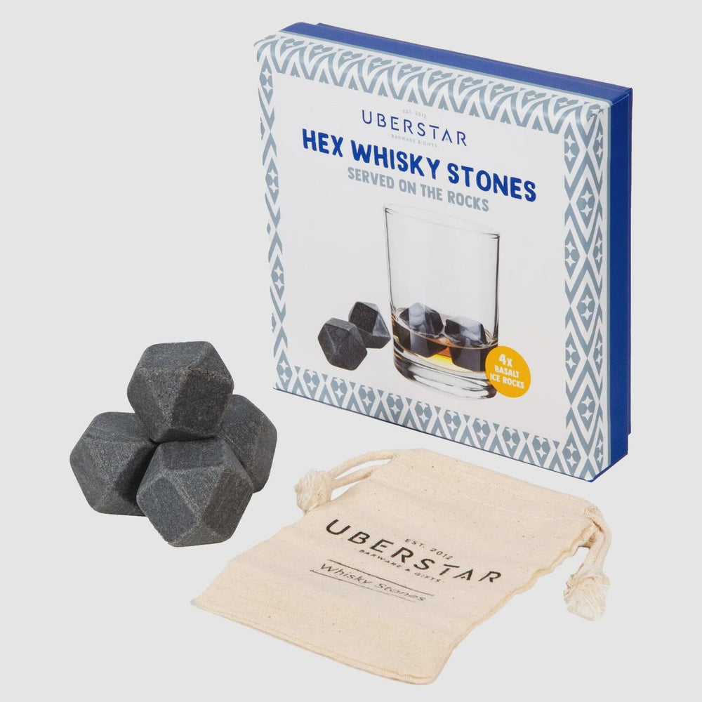 Hex Whisky Stones (Set of 4)