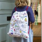 Colour in World Map Backpack