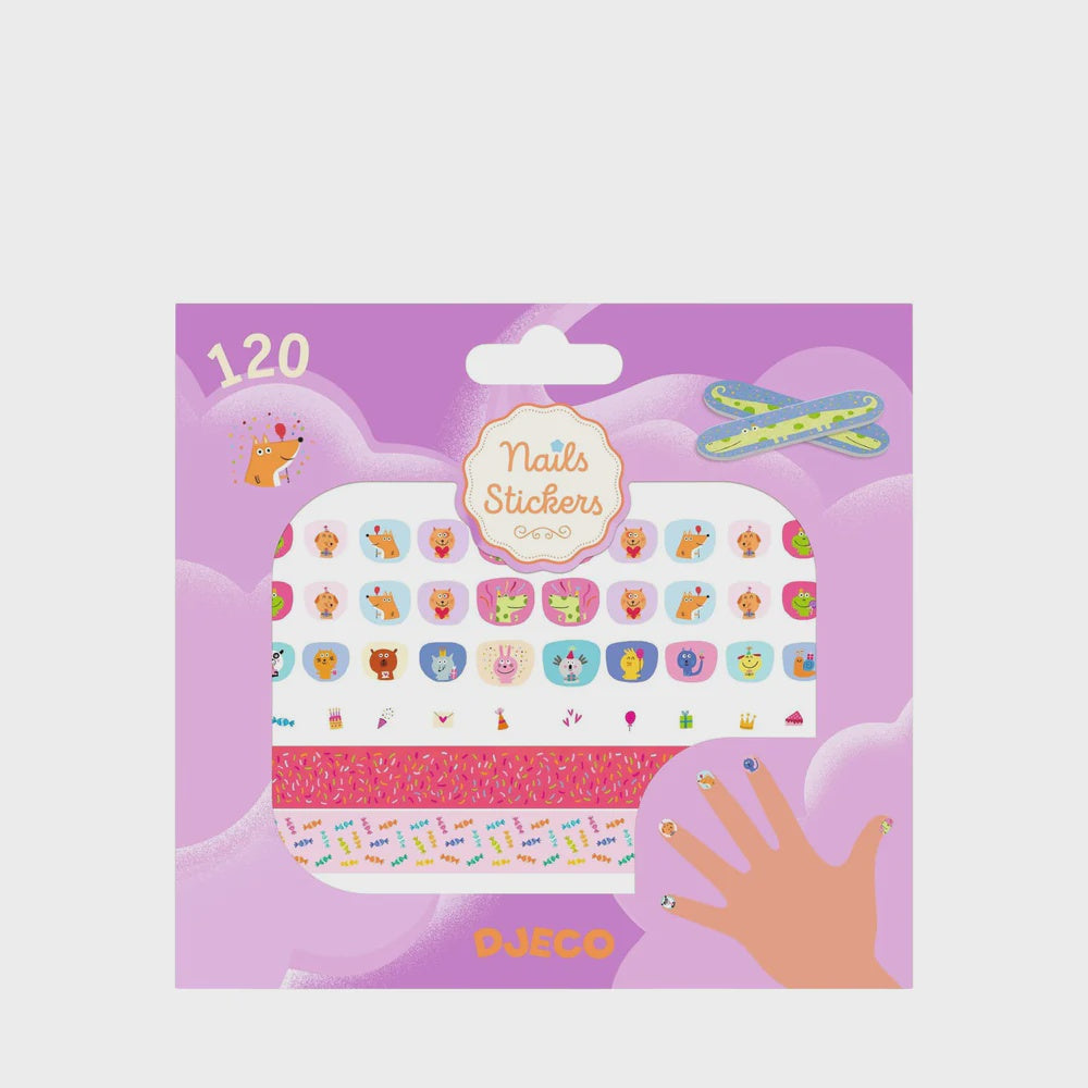 120 Nail Stickers - Happy Birthday