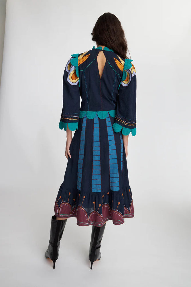 Embroidered Cotton Dress