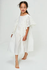 Hibiscus Dress- Vintage White