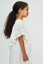 Hibiscus Dress- Vintage White