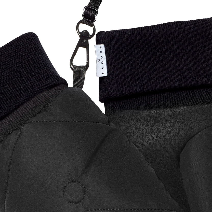 Fudoon Convertible Mittens in Black