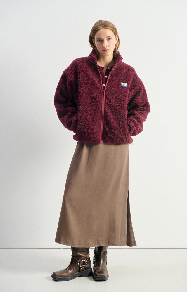 Women's Hoktown jacket Burgundy Melange