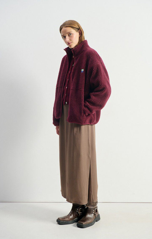 Women's Hoktown jacket Burgundy Melange