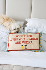 When Life Gives You Lemons Needlepoint Cushion