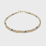 Dotted Lapis Lazuli Bracelet