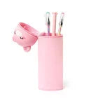 Legami Kawaii 2 in 1 Soft Silicone Pencil Case - Piggy.