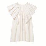 Hibiscus Dress- Vintage White