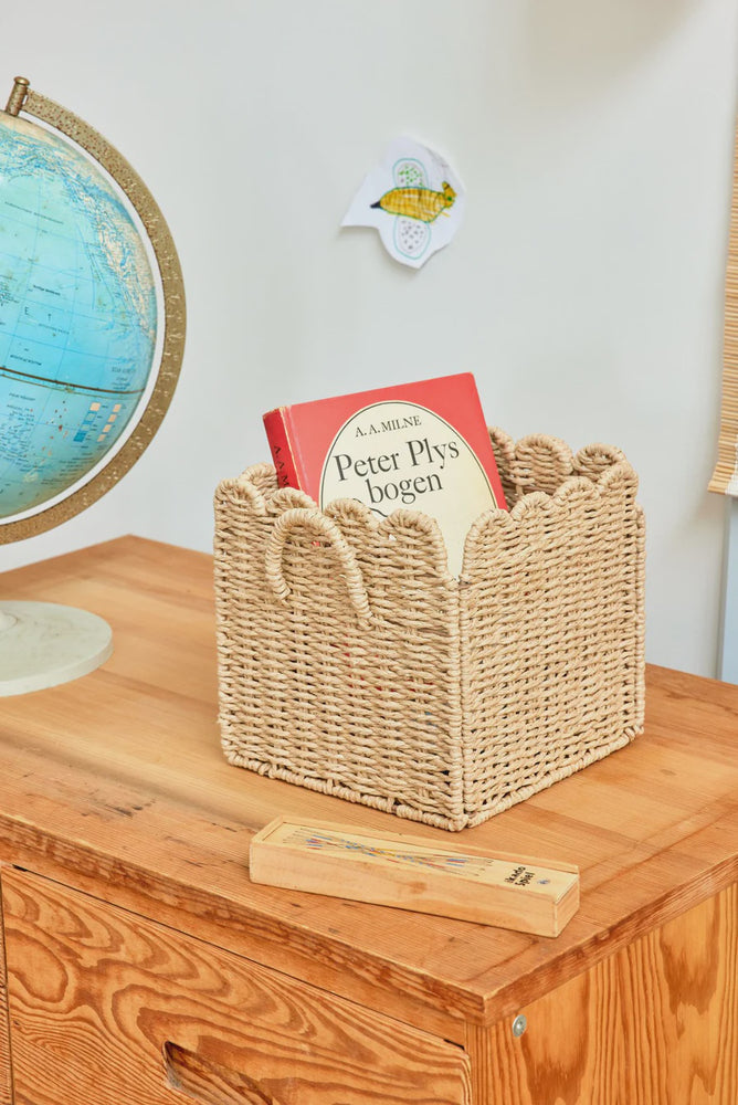 Small Storage Basket - Natural - Foldable