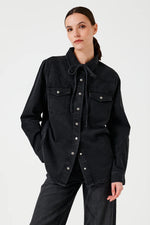 Mia Shirt in Vintage Black