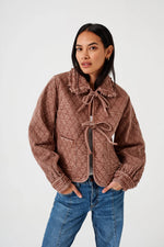 Heidi Jacket in Washed Mocha