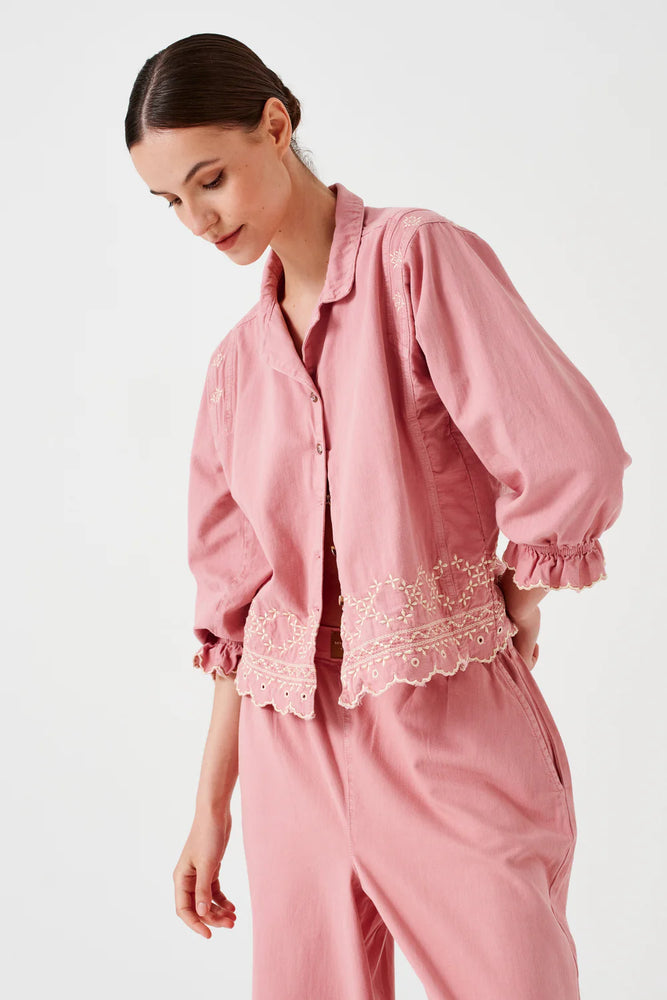 Sophie Shirt in Powder Pink