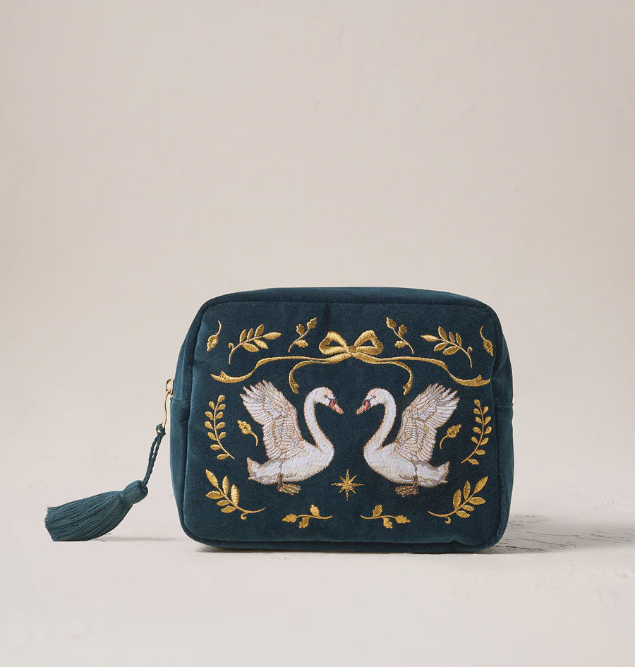 Majestic Swans Wash Bag