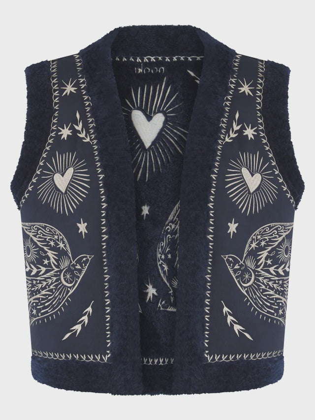 Freebird Gilet in Navy