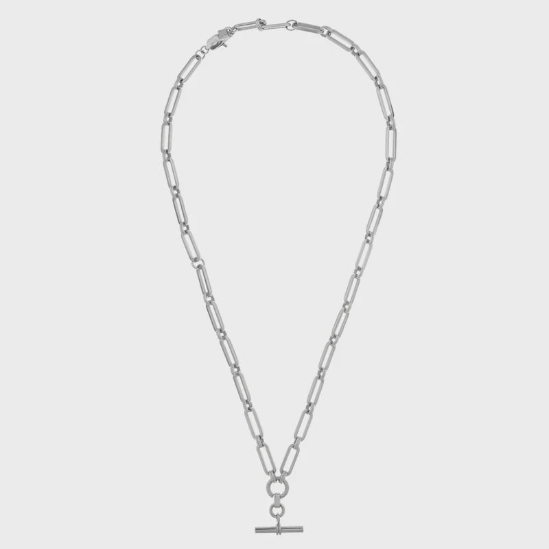 LUXE Linear Link T-Bar Necklace