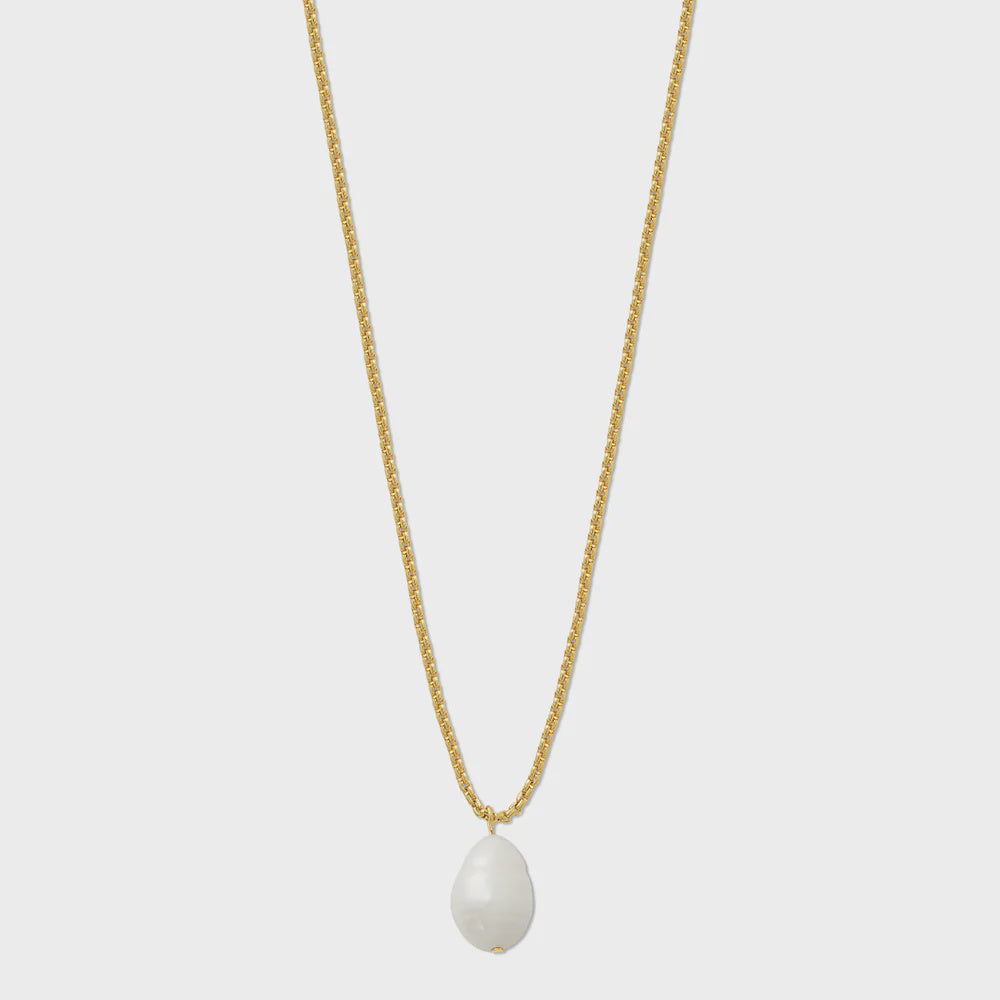 Pearl Drop Mid-length Necklace