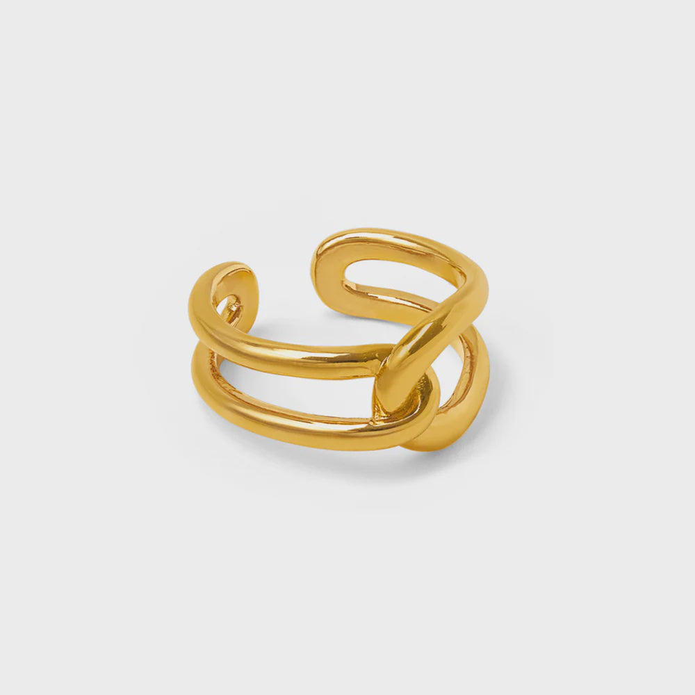 Interlocking Open Adjustable Ring