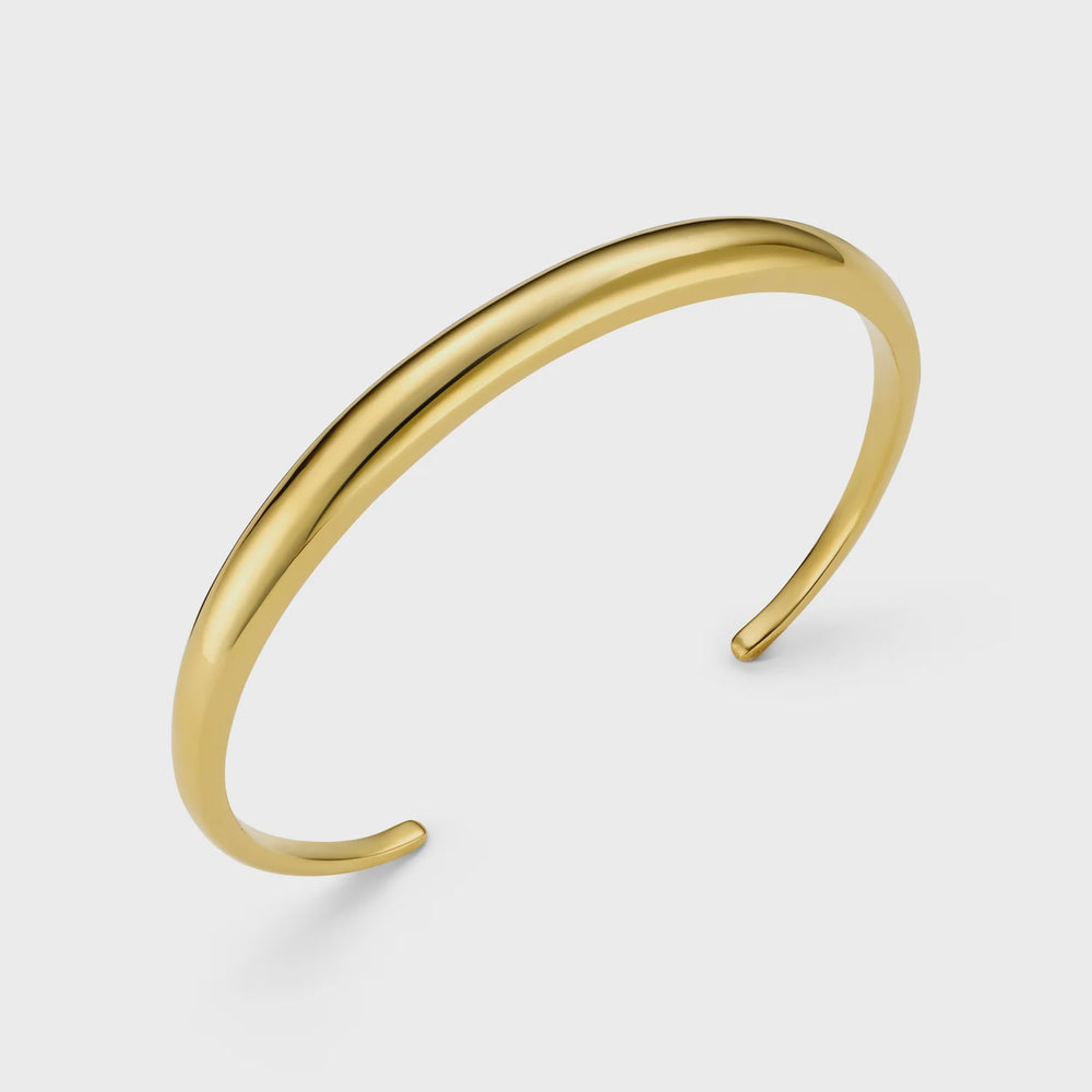 LUXE Domed Bangle-Gold