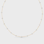 Pearl Stationed Chain Necklace