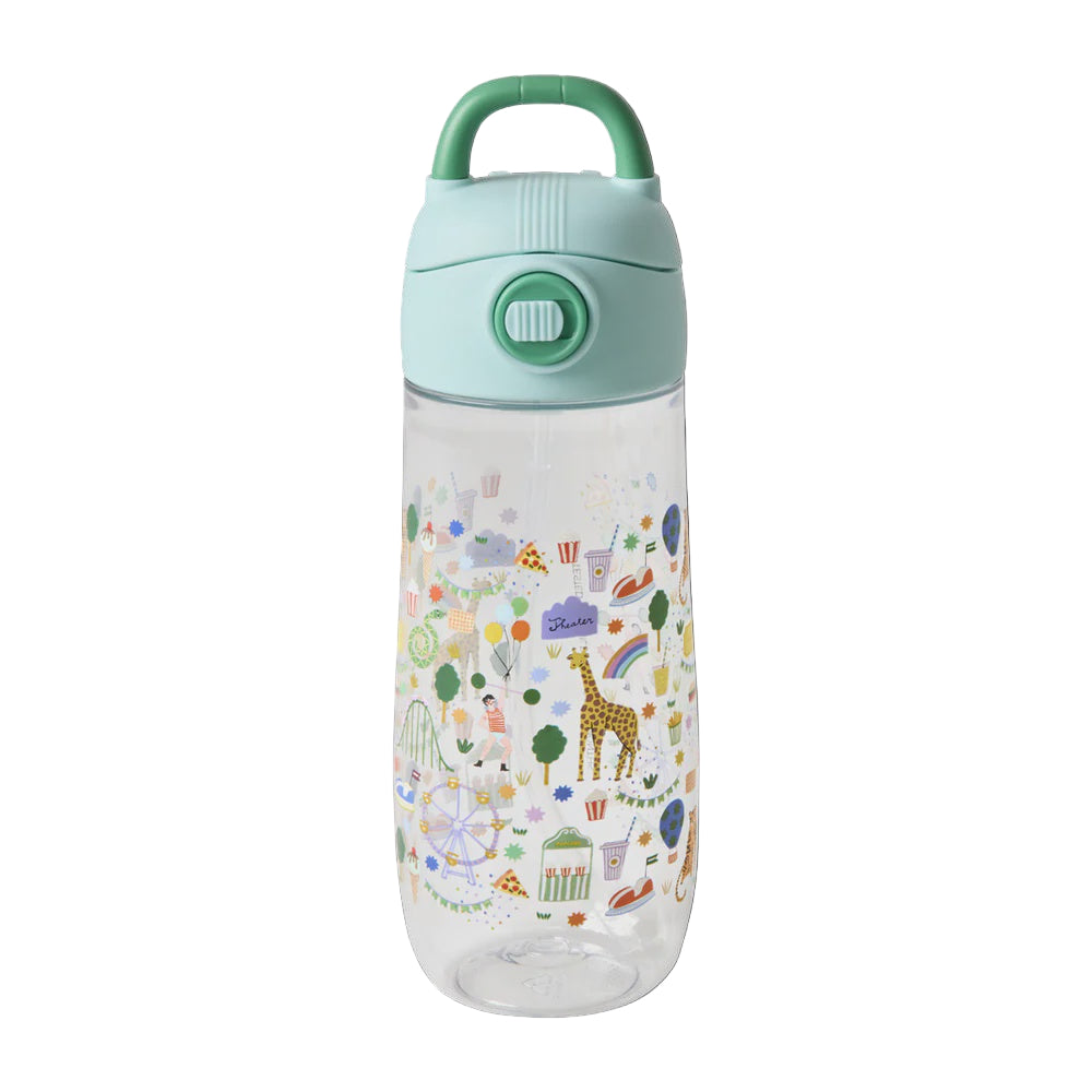 Drinking Bottle - Blue - Fun Fair Print